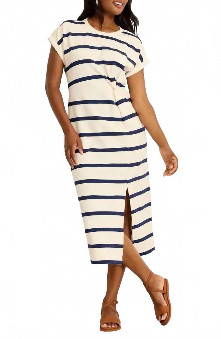 NEW TOMMY BAHAMA agua isle short sleeve midi dress in coconut - Picture 1 of 3